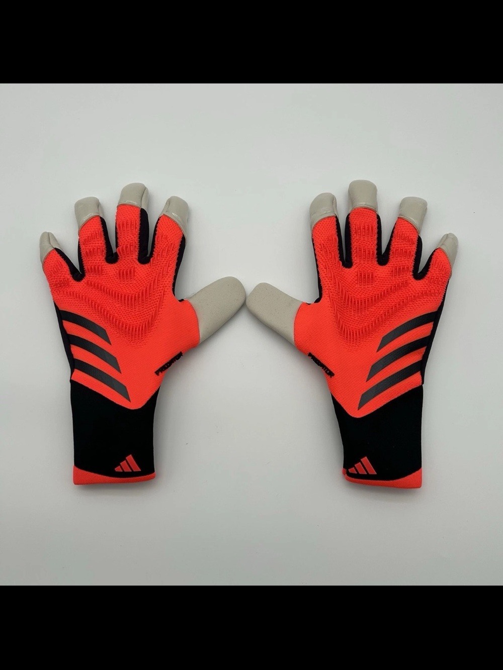Adidas Predator GL Pro HYB Goalkeeper Gloves Red Black Size 9 IX3865
